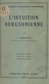 L intuition bergsonienne