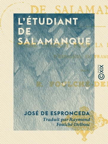 L'Étudiant de Salamanque - José de Espronceda