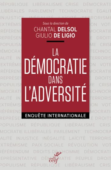 LA DEMOCRATIE DANS L'ADVERSITE - Collectif - Chantal Delsol - Giulio De Ligio