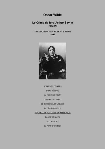 LE CRIME DE LORD ARTHUR SAVILE - Wilde Oscar