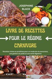 LIVRE DE RECETTES POUR LE RÉGIME CARNIVORE