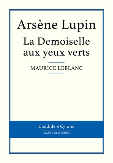 La Demoiselle aux yeux verts - Maurice Leblanc