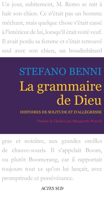 La Grammaire de Dieu - Stefano Benni