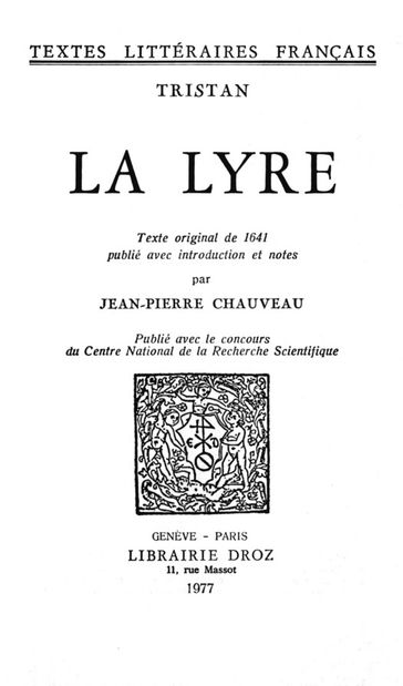 La Lyre - François Tristan l