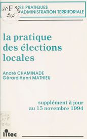 La Pratique des élections locales