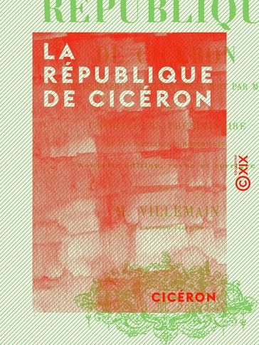 La République de Cicéron - Cicéron