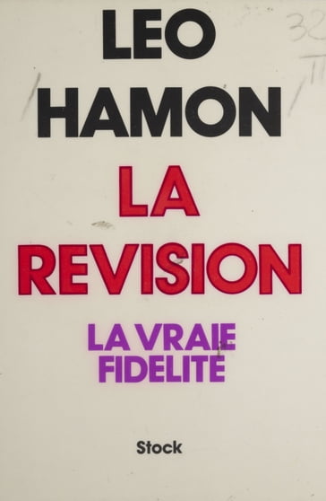 La Révision - Léo Hamon