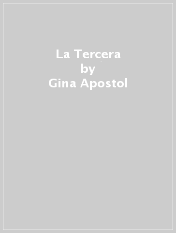 La Tercera - Gina Apostol