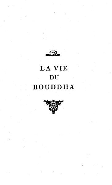 La Vie du Bouddha - André-Ferdinand Herold