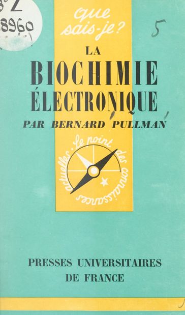 La biochimie électronique - Bernard Pullman - Paul Angoulvent