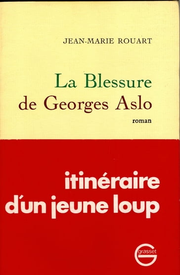 La blessure de Georges Aslo - Jean-Marie Rouart