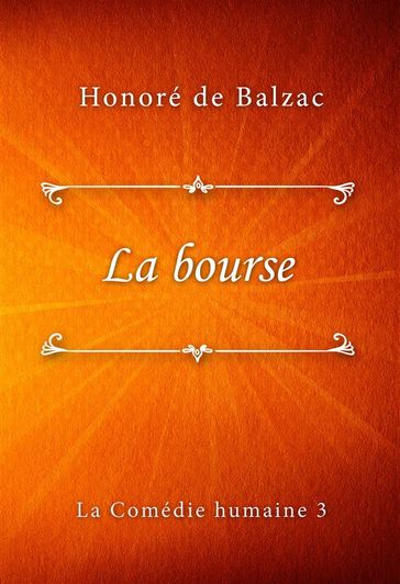 La bourse - Honoré de Balzac