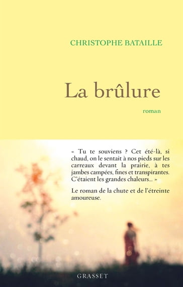 La brûlure - Christophe Bataille