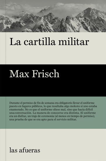 La cartilla militar - Max Frisch