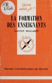 La formation des enseignants