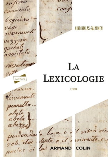 La lexicologie - 3e éd. - Aino Niklas-Salminen