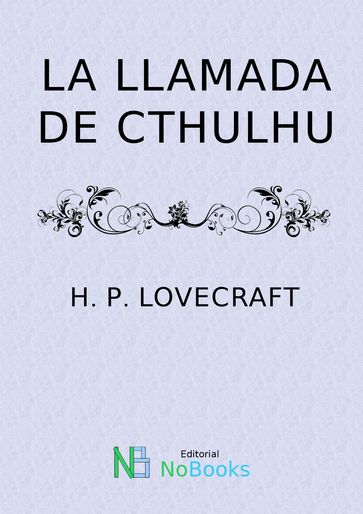 La llamada de Cthulhu - H P Lovecraft