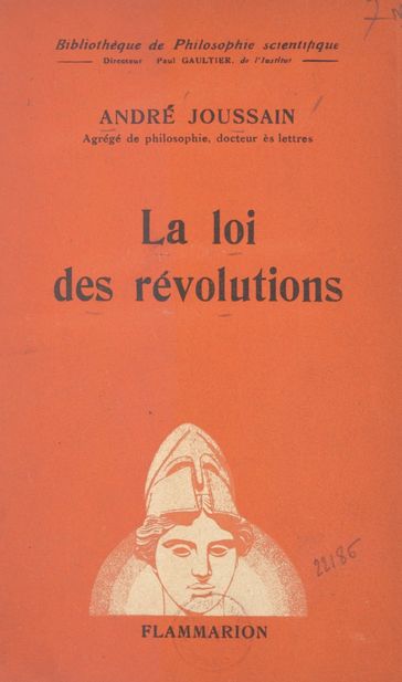 La loi des révolutions - André Joussain - Paul Gaultier