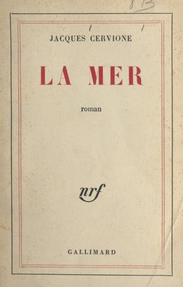 La mer - Jacques Cervione