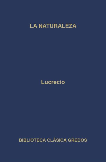 La naturaleza - Lucrecio