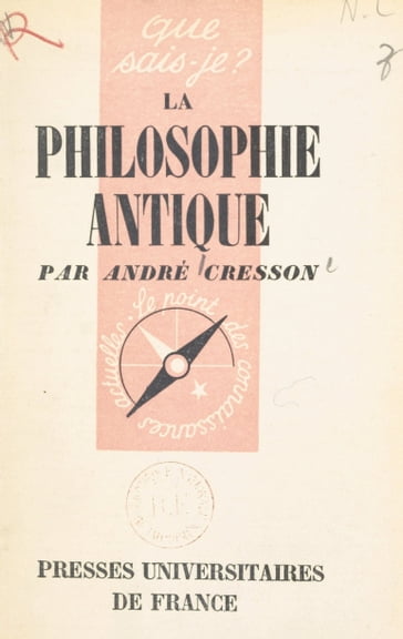 La philosophie antique - André Cresson - Paul Angoulvent