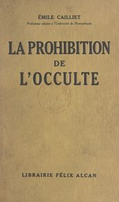 La prohibition de l occulte