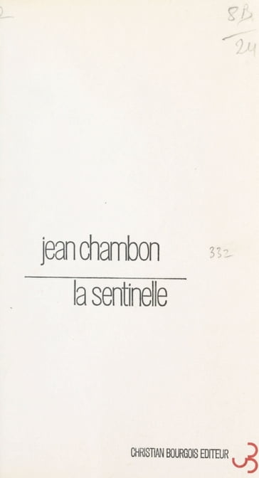 La sentinelle - Jean Chambon