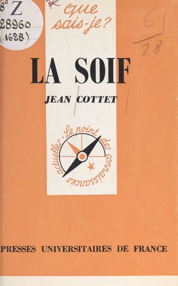 La soif - Jean Cottet - Paul Angoulvent