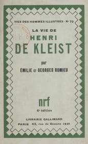 La vie de Henri de Kleist