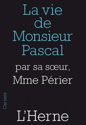 La vie de Mr Pascal - Périer