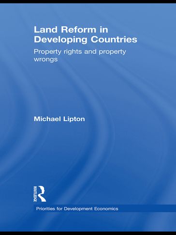 Land Reform in Developing Countries - Michael Lipton