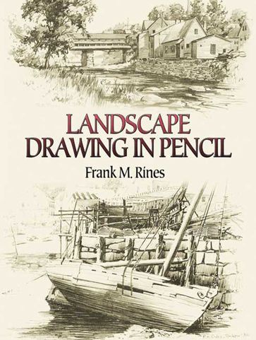 Landscape Drawing in Pencil - Frank M. Rines