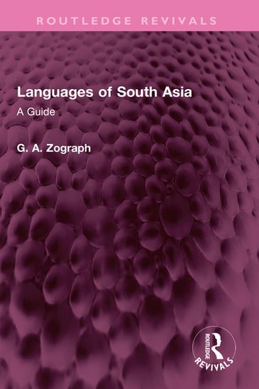 Languages of South Asia - G. A. Zograph