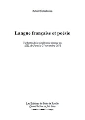 Langue française et poésie