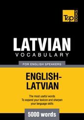 Latvian vocabulary for English speakers - 5000 words