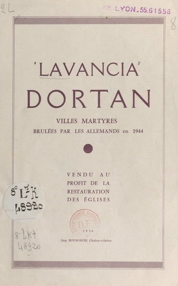 Lavancia, Dortan - Madeleine Vincent - R. Rodet