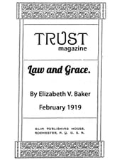 Law And Grace