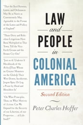 Law and People in Colonial America