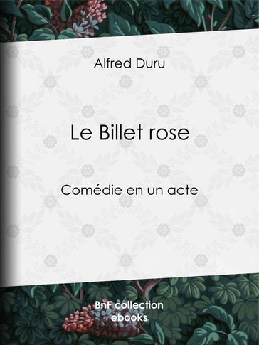 Le Billet rose - Alfred Duru