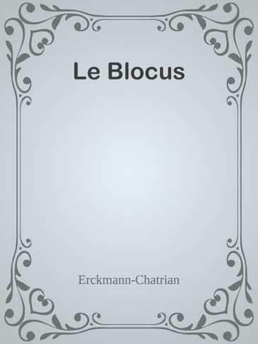 Le Blocus - Erckmann-Chatrian