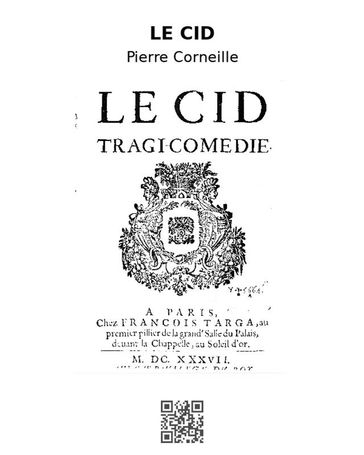 Le Cid - Pierre Corneille