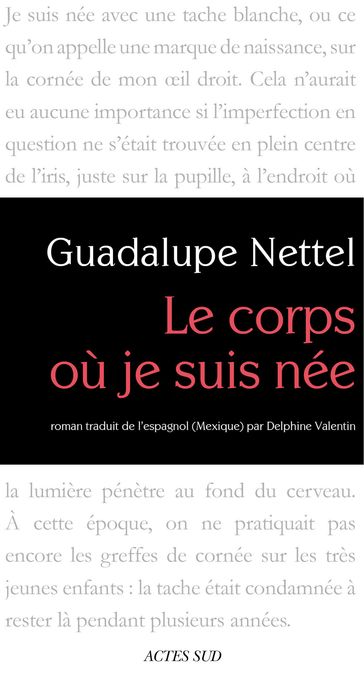 Le Corps où je suis née - Guadalupe Nettel