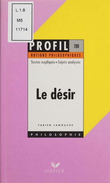Le Désir - Fabien Lamouche