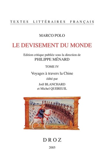 Le Devisement du monde - Marco Polo