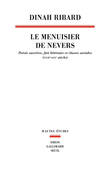 Le Menuisier de Nevers - Dinah Ribard