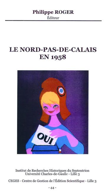 Le Nord-Pas-de-Calais en 1958 - Collectif
