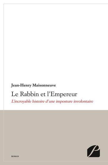 Le Rabbin et l'Empereur - Jean-Henry Maisonneuve