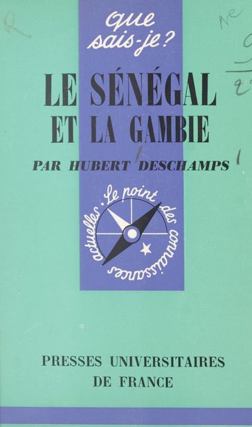 Le Sénégal et la Gambie - Hubert Deschamps - Paul Angoulvent