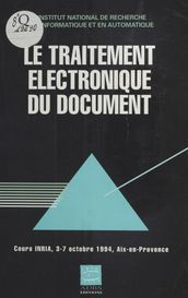 Le Traitement électronique du document