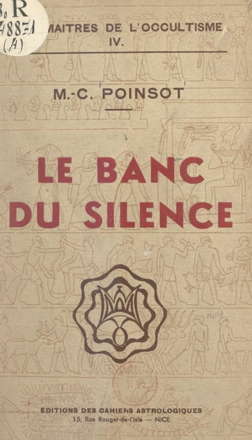 Le banc du silence - Alexandre Volguine - Maffeo-Charles Poinsot